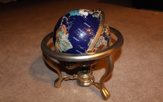 Gemstone World Globe