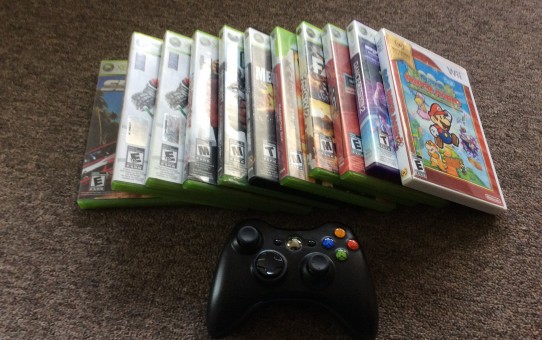 large lot of video games